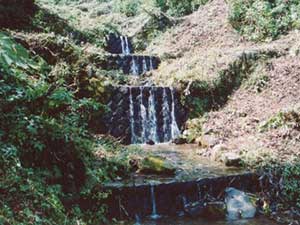 日影沢上流域床固工の写真