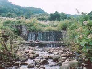 万内川六号堰堤の写真